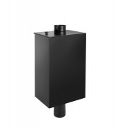 Бак Везувий BLACK на трубе 80 л (прямоуг.)
