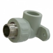 Колено ПП с креплением нар Aquapipe