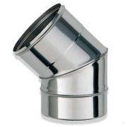 Колено (Отвод) 45 из нерж. ст. 304-0,5 мм