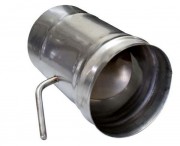 Шибер (задвижка) из нерж. ст. 430-0,8 мм