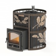 Печь для бани Везувий Эверест СПб 20 (280) Ковка