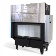 Каминная топка Defro Home RIVA LA G SHORT с водяным контуром и подъемом стекла вверх