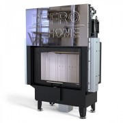 Каминная топка Defro Home Navi ME G с водяным контуром и подъемом стекла вверх