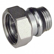 Хромированный отвод с накидной гайкой 1/2"x3/8" Giacomini P15TG