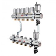 Коллекторная группа VALTEC 1 3/4 (3 вых.) c термостат. и баланс. клапанами