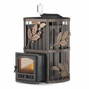 Печь для бани Везувий Эверест Inox 25 (280) Ковка