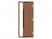 Дверь 558 Sawo 1890х690, кедр, 8 мм, 3 петли, бронза