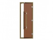 Дверь 560 Sawo 1890х690, кедр, 8 мм, 3 петли, бронза