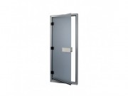 Дверь левая Sawo 1890х790, алюминий, 8 мм, 3 петли, матовое
