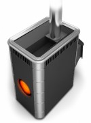 Печь для бани Термофор Аврора Inox ДА Иллюминатор антрацит НВ