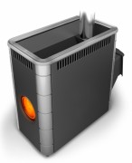 Печь для бани Термофор Аврора XXL Inox ДА Иллюминатор антрацит НВ