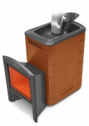 Печь для бани Термофор Гейзер 2014 Carbon Витра ЗК терракота