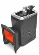 Печь для бани Термофор Гейзер 2014 Carbon Витра ЗК ТО антрацит