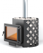 Печь для бани ЭТНА 24 (Панорама)