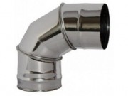 Колено (Отвод) 90 из нерж. ст. 304-0,5 мм
