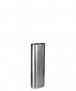Труба овал. сечения (вставка) L-500 мм из нерж. ст. 304-0,8 мм