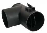 Переходник Сибирь печной с шибером круглый