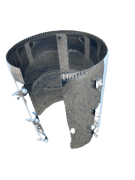 Хомут стяжной усиленный, нерж. ст. 430