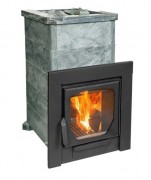 Печь для бани Варвара Элегант облицовка талькохлорит укор. топка