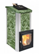 Печь для бани Варвара Терма Сказка Мини облицовка змеевик укор. топка