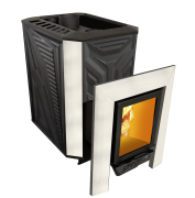 Банная печь Пегас 26 нерж со стеклом конвекция