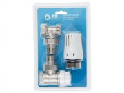 Комплект кранов для радиаторов AV угловой 1/2"