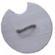 Крышка для запарника 10л с пласт оцинк вставками 12л с нерж вставкой КР10 КРН12