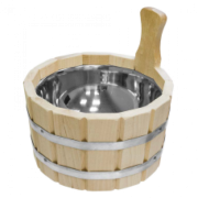 Ушат шайка 3л с нержавеющей вставкой (ЛТ-10)