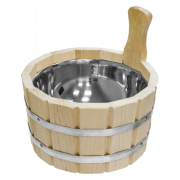 Ушат шайка 35л с нержавеющей вставкой 33215