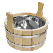 Ушат шайка 65л с нержавеющей вставкой 33216