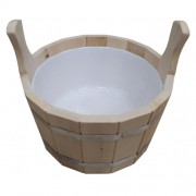 Шайка 9л с пластиковой вставкой ШП-9