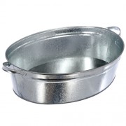 Оцинкованный таз овальный 23л 36552