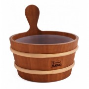Кадушка SAWO деревянная 4л с пластиковой вставкой 340-D