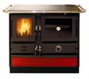 Плита на дровах MBS Thermo Magnum Plus красный (с теплообменником)