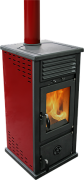 Печь-камин MBS Vesta Plus красная
