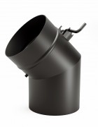 Шибер угловой TMF нерж. ст. 08ПС 1,5 мм антрацит 120 мм