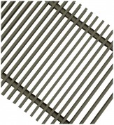 Декоративная решетка Techno Стандарт 250 мм бронза