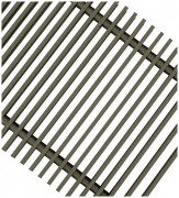 Декоративная решетка Techno Стандарт 420 мм бронза