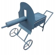 Мангал стационарный МС-Пулемёт