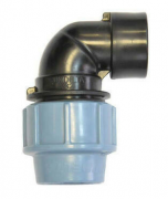 Угольник ПНД компрессионный 25х1/2" с внутренней резьбой UNIDELTA (1009025002001)