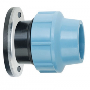 Муфта с фланцем ПНД компрессионная 63х2" UNIDELTA (1011064007001)