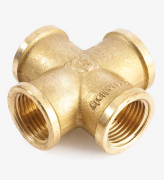 Крестовина латунная 3/4" с внутренней резьбой GENERAL FITINGS (270036H050000A)