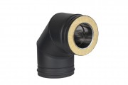 Отвод сэндвич 90° КПД ЧЕРНЫЙ