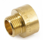 Футорка латунная 1/2"х1/4" с внутренней-наружной резьбой GENERAL FITTINGS (260045R040200A)