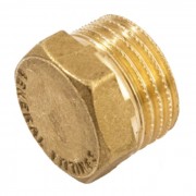 Заглушка латунная 1/2" с наружной резьбой GENERAL FITINGS (260040H040000A)