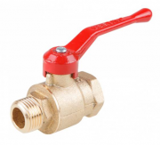 Кран шаровой 1/2" наружная-внутренняя резьба, ручка ЦВЕТЛИТ (ЦРБ0035)