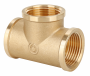 Тройник латунный редукционный 3/4"X1/2"X3/4" AV ENGINEERING (AVE306004)