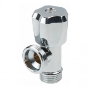 Кран вентильный 1/2"х3/4" для стиральной машины хром AV ENGINEERING (AVE2263412)