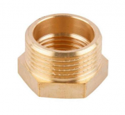 Переход латунный шестиугольный наружная-внутренняя 3/4"X1/2" AV ENGINEERING (AVE305003)