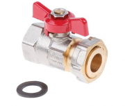 Кран шаровый с накидной гайкой 3/4х3/4 PN40 AV ENGINEERING (AVE096002)